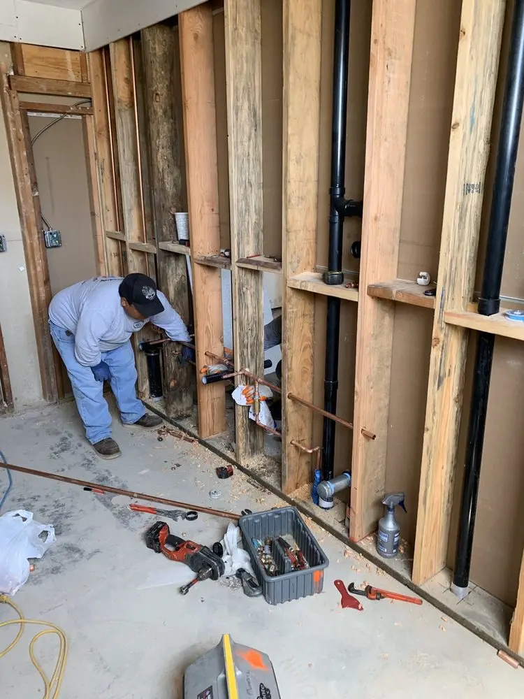 Commercial rough-in plumbing for Water Heater Replacement in Fletcher Heights